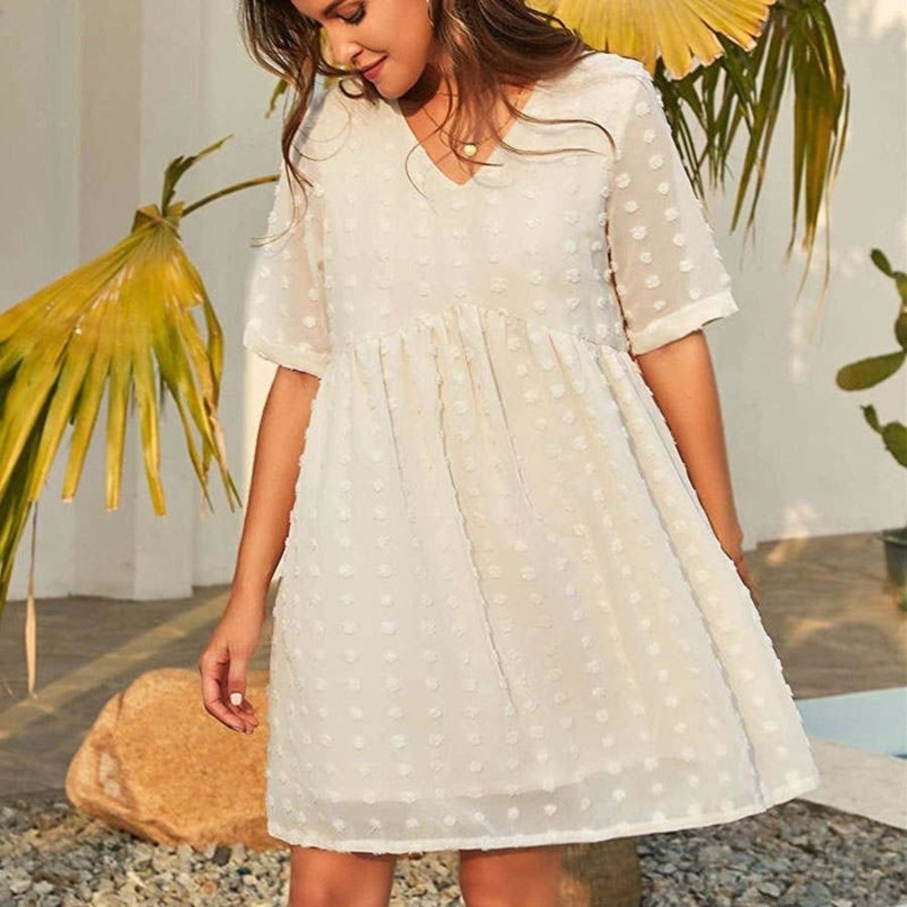 ICHI Sweet Baby Doll Dress NWT